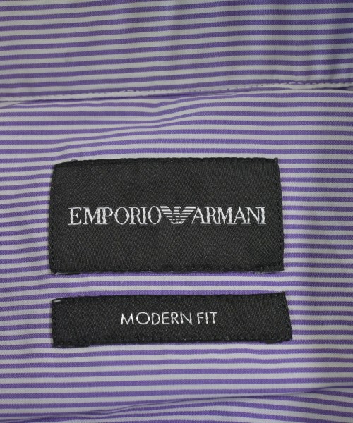 EMPORIO ARMANI（エンポリオアルマーニ）ドレスシャツ 紫 サイズ:40(L位) メンズ/2200640140069