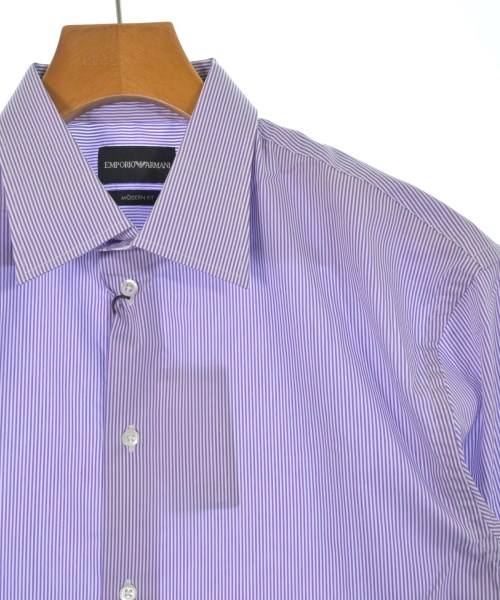 EMPORIO ARMANI（エンポリオアルマーニ）ドレスシャツ 紫 サイズ:40(L位) メンズ/2200640140069