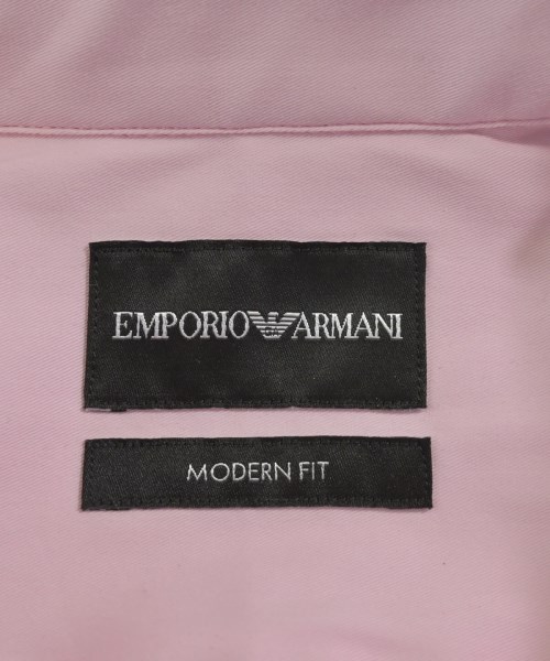 EMPORIO ARMANI（エンポリオアルマーニ）ドレスシャツ ピンク サイズ:41(XL位) メンズ/2200640140083