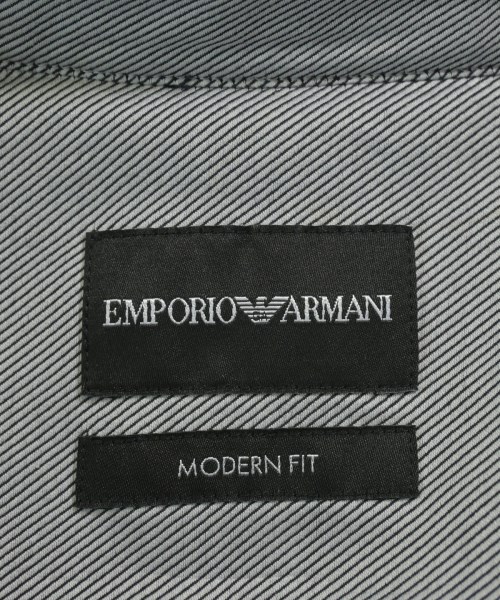 EMPORIO ARMANI（エンポリオアルマーニ）ドレスシャツ グレー サイズ:40(L位) メンズ/2200640140106