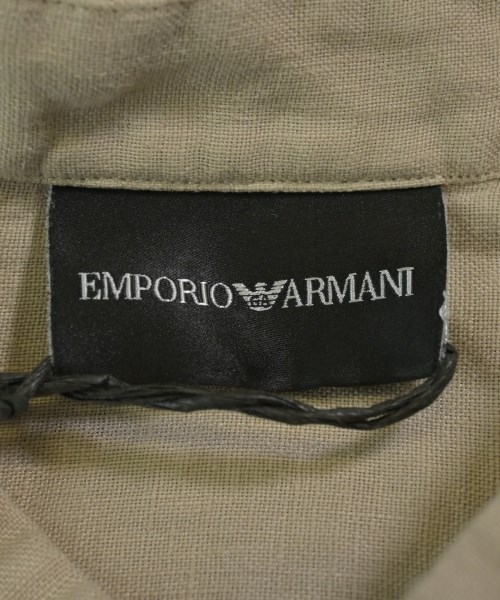 EMPORIO ARMANI（エンポリオアルマーニ）カジュアルシャツ ベージュ サイズ:M メンズ/2200640140144