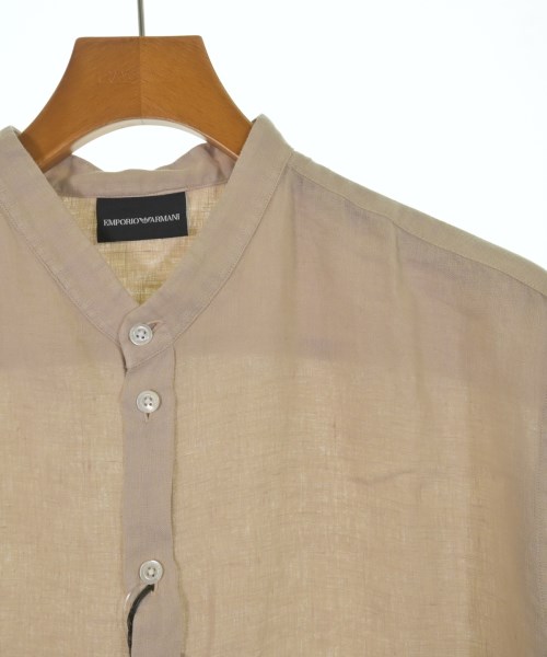 EMPORIO ARMANI（エンポリオアルマーニ）カジュアルシャツ ベージュ サイズ:L メンズ/2200640140151