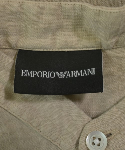 EMPORIO ARMANI（エンポリオアルマーニ）カジュアルシャツ ベージュ サイズ:M メンズ/2200640140168