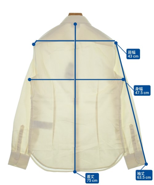 EMPORIO ARMANI（エンポリオアルマーニ）カジュアルシャツ 白 サイズ:S メンズ/2200640140205