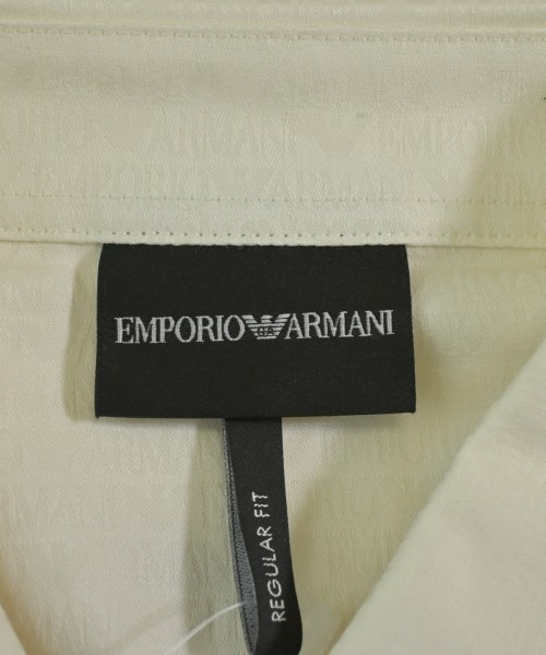 EMPORIO ARMANI（エンポリオアルマーニ）カジュアルシャツ 白 サイズ:L メンズ/2200640140229