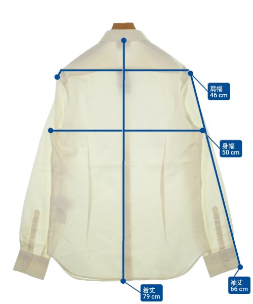 EMPORIO ARMANI（エンポリオアルマーニ）カジュアルシャツ 白 サイズ:L メンズ/2200640140229