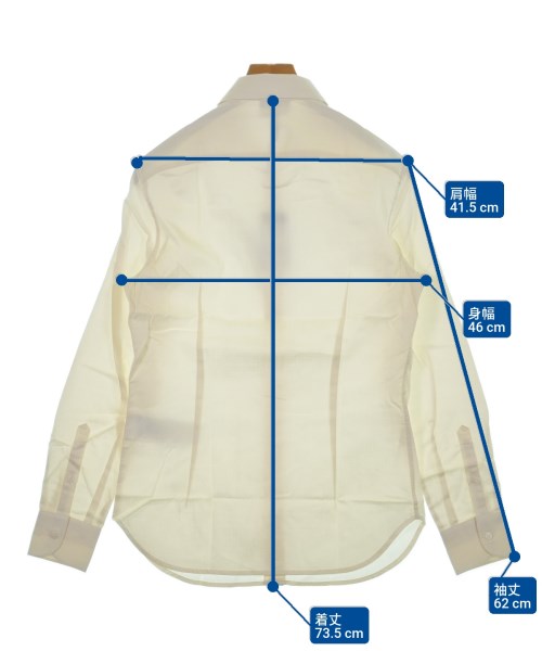 EMPORIO ARMANI（エンポリオアルマーニ）カジュアルシャツ 白 サイズ:XS メンズ/2200640140236