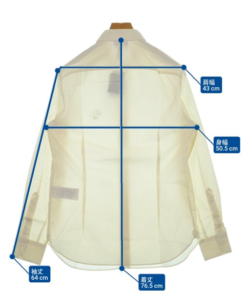 EMPORIO ARMANI（エンポリオアルマーニ）カジュアルシャツ 白 サイズ:M メンズ/2200640140243