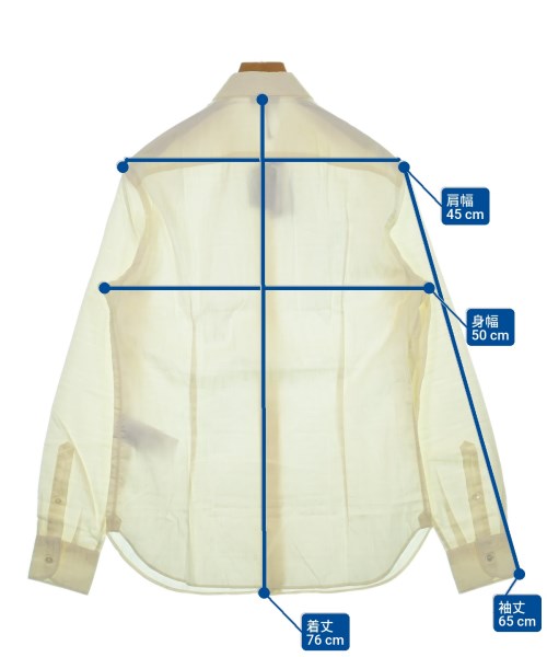 EMPORIO ARMANI（エンポリオアルマーニ）カジュアルシャツ 白 サイズ:M メンズ/2200640140267