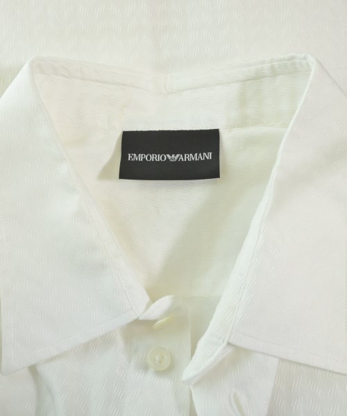 EMPORIO ARMANI（エンポリオアルマーニ）カジュアルシャツ 白 サイズ:L メンズ/2200640140281