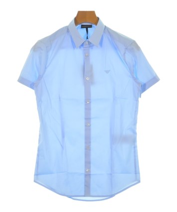 H473 新品未使用 3XL エンポリオアルマーニ シャツ ブルー メンズ EMPORIO ARMANI（エンポリオアルマーニ）カジュアルシャツ 青 サイズ