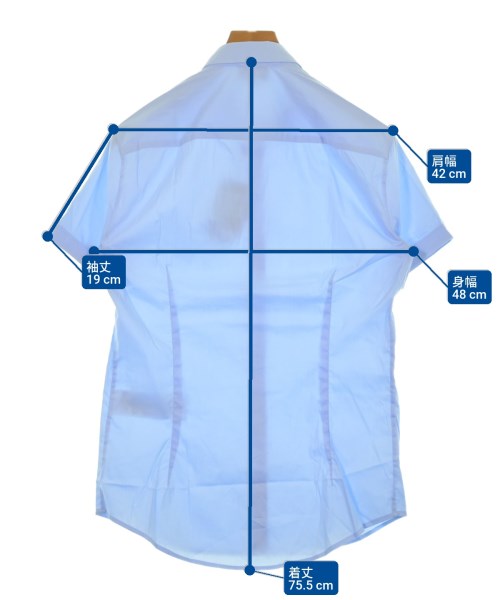 EMPORIO ARMANI（エンポリオアルマーニ）カジュアルシャツ 青 サイズ:M メンズ/2200640140458