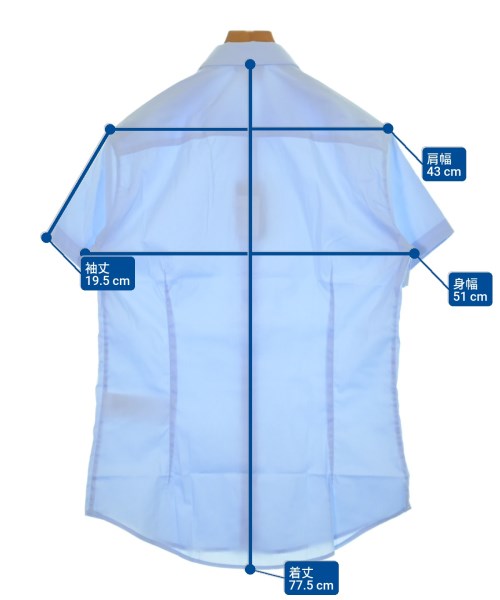 EMPORIO ARMANI（エンポリオアルマーニ）カジュアルシャツ 青 サイズ:L メンズ/2200640140472