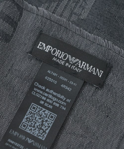 EMPORIO ARMANI（エンポリオアルマーニ）ストール グレー サイズ:- メンズ/2200640140540