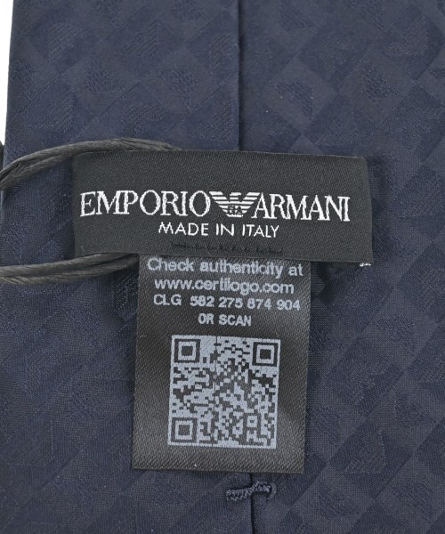 EMPORIO ARMANI（エンポリオアルマーニ）ネクタイ 紺 サイズ:- メンズ/2200640140694