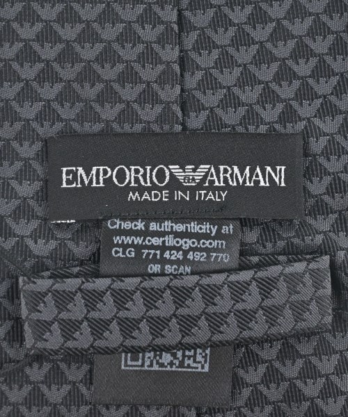 EMPORIO ARMANI（エンポリオアルマーニ）ネクタイ グレー サイズ:- メンズ/2200640140793