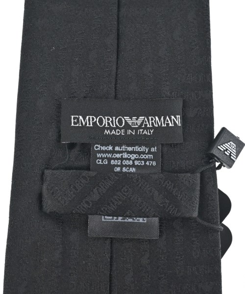 EMPORIO ARMANI（エンポリオアルマーニ）ネクタイ 黒 サイズ:- メンズ/2200640140861