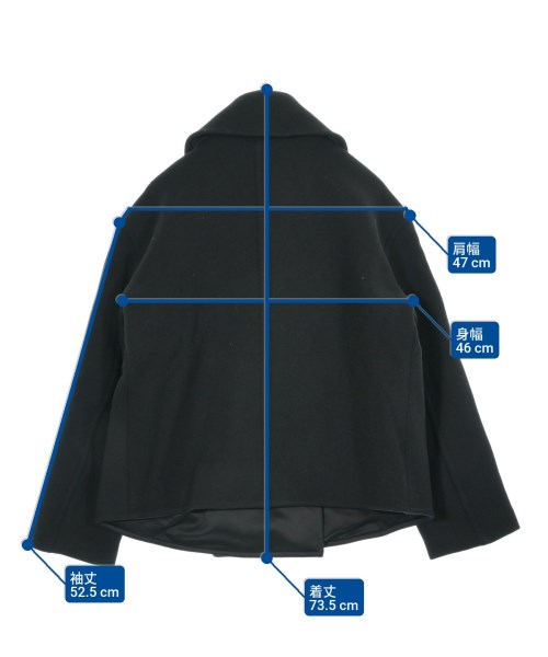 EMPORIO ARMANI（エンポリオアルマーニ）カジュアルジャケット 黒 サイズ:38(S位) レディース/2200641457012