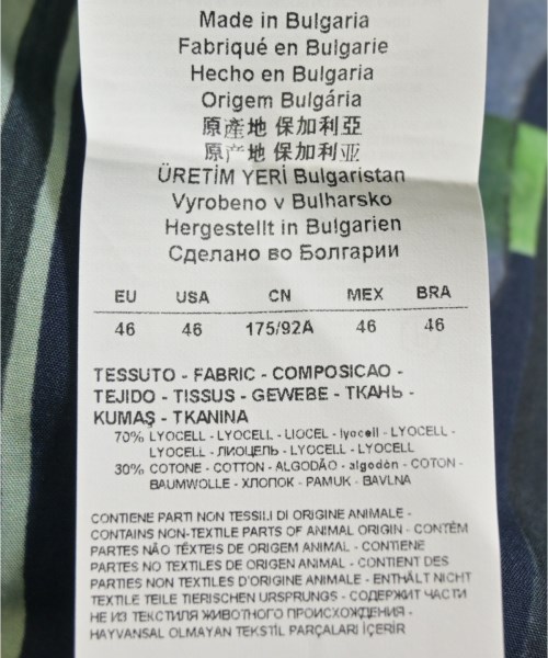 EMPORIO ARMANI（エンポリオアルマーニ）カジュアルジャケット 紺 サイズ:46(M位) メンズ/2200642936042