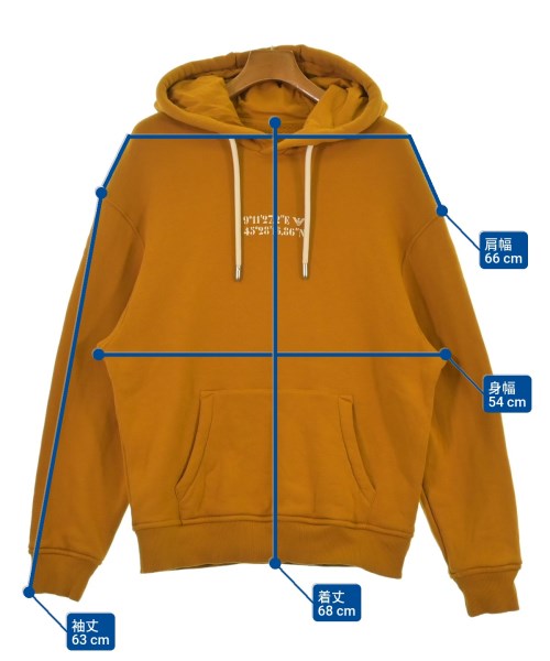 EMPORIO ARMANI（エンポリオアルマーニ）パーカー オレンジ サイズ:M メンズ/2200643627017