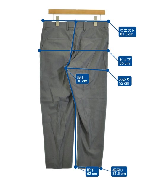 EMPORIO ARMANI（エンポリオアルマーニ）スラックス グレー サイズ:48(L位) メンズ/2200643638037