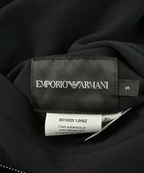 EMPORIO ARMANI（エンポリオアルマーニ）パーカー 黒 サイズ:S メンズ/2200643824041