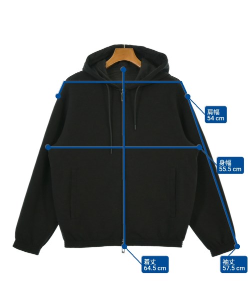 EMPORIO ARMANI（エンポリオアルマーニ）パーカー 黒 サイズ:S メンズ/2200643824041