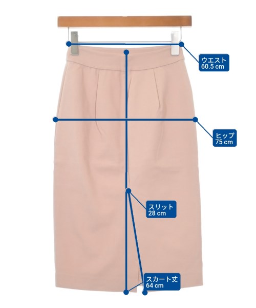 EMPORIO ARMANI（エンポリオアルマーニ）ひざ丈スカート ピンク サイズ:36(XS位) レディース/2200643824300