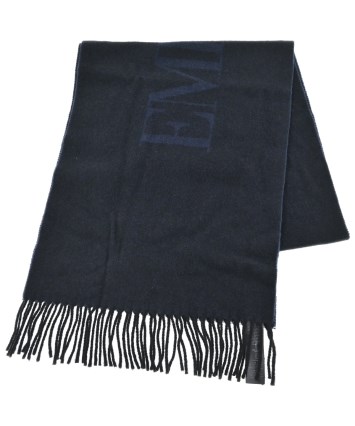 EMPORIO ARMANI（エンポリオアルマーニ）マフラー 紺 サイズ:- メンズ