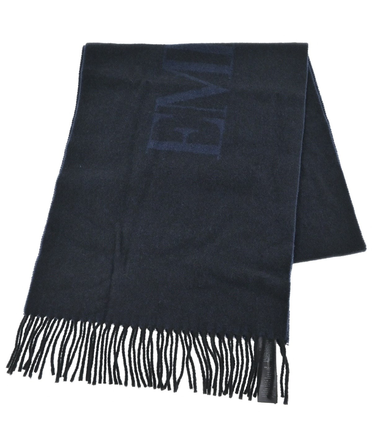 EMPORIO ARMANI（エンポリオアルマーニ）マフラー 紺 サイズ:- メンズ