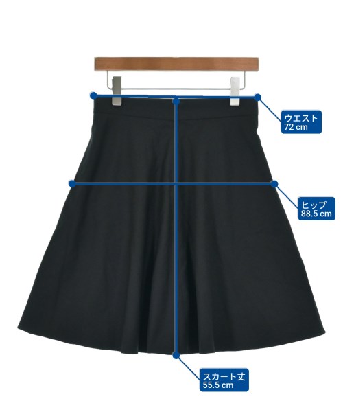 EMPORIO ARMANI（エンポリオアルマーニ）ひざ丈スカート 黒 サイズ:1(S位) レディース/2200596235192