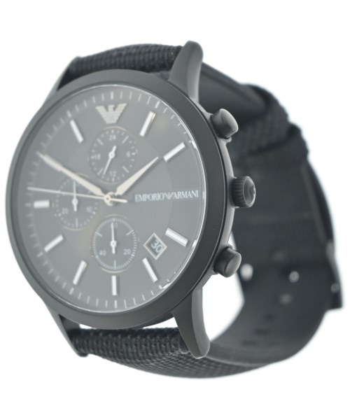 EMPORIO ARMANI（エンポリオアルマーニ）腕時計 黒 サイズ:- メンズ/2200527420024