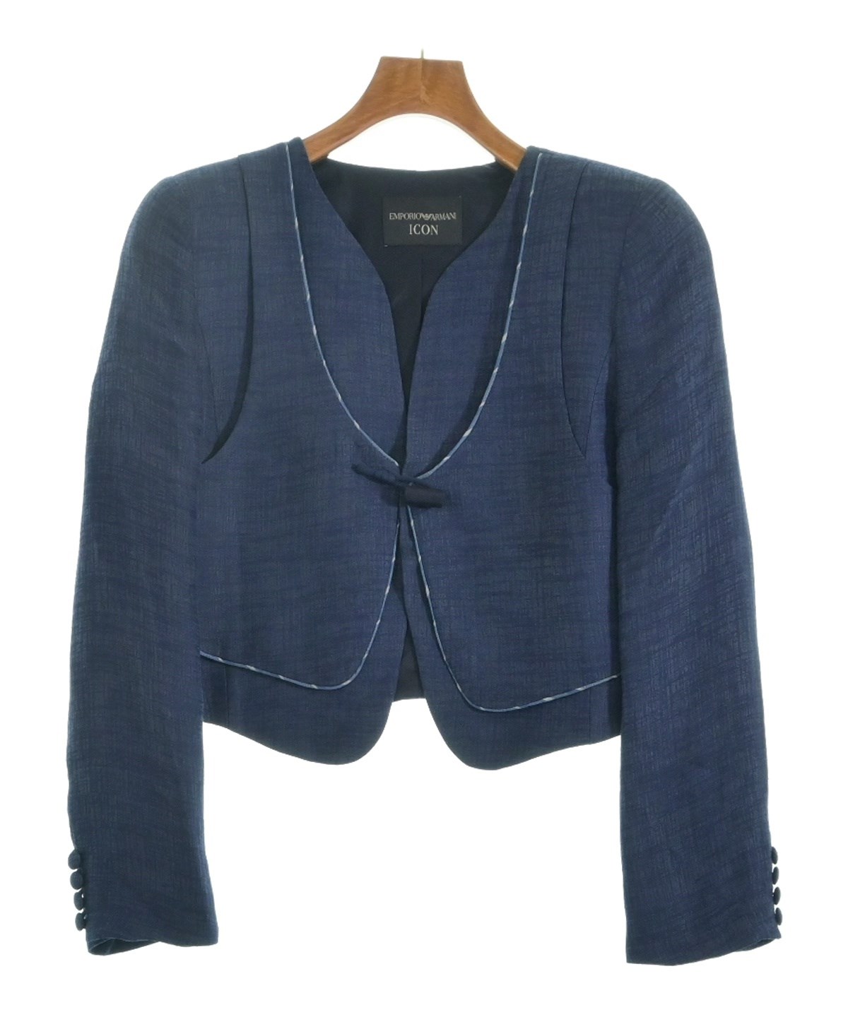 値下げ＊エンポリオアルマーニ＊新品未使用＊ノーカラージャケット EMPORIO ARMANI（エンポリオアルマーニ）ノーカラージャケット