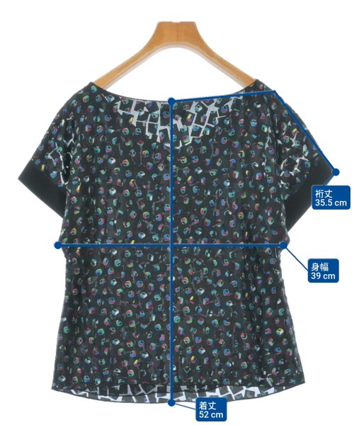 EMPORIO ARMANI（エンポリオアルマーニ）ブラウス 黒 サイズ:38(S位) レディース/2200621666106