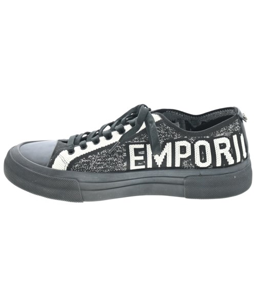 EMPORIO ARMANI（エンポリオアルマーニ）スニーカー 黒 サイズ:10(28cm位) メンズ/2200621825114