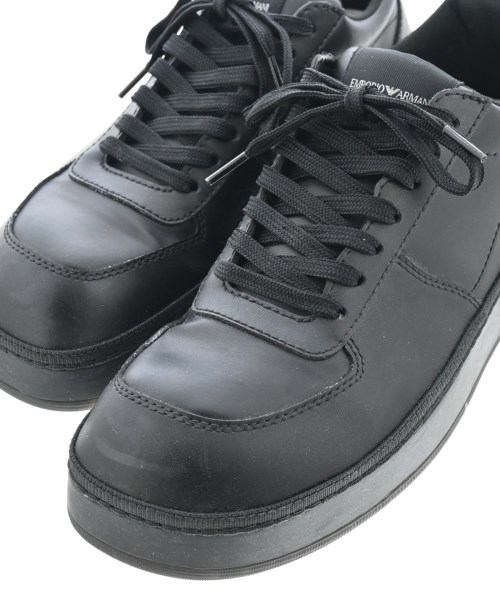 EMPORIO ARMANI（エンポリオアルマーニ）スニーカー 黒 サイズ:42(27cm位) メンズ/2200621825121
