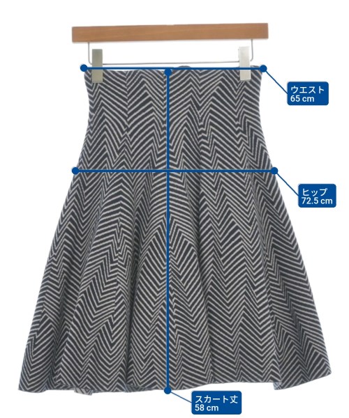 EMPORIO ARMANI（エンポリオアルマーニ）ひざ丈スカート 紺 サイズ:38(S位) レディース/2200622003047