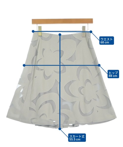EMPORIO ARMANI（エンポリオアルマーニ）ひざ丈スカート グレー サイズ:40(M位) レディース/2200622628073