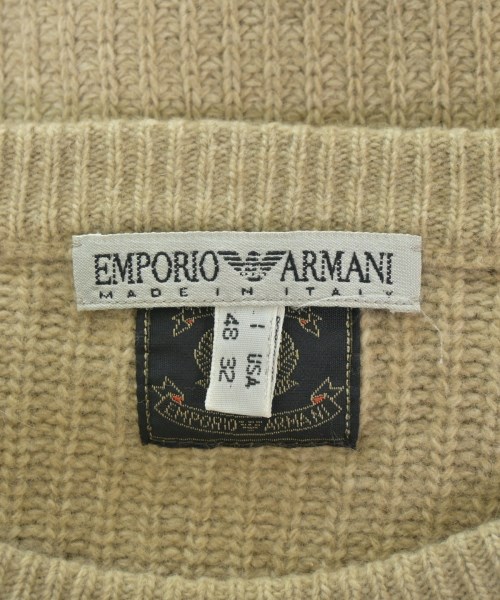 EMPORIO ARMANI（エンポリオアルマーニ）ニット・セーター ベージュ サイズ:48(L位) メンズ/2200613886055