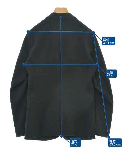 EMPORIO ARMANI（エンポリオアルマーニ）カジュアルジャケット 黒 サイズ:46(M位) メンズ/2200622989037