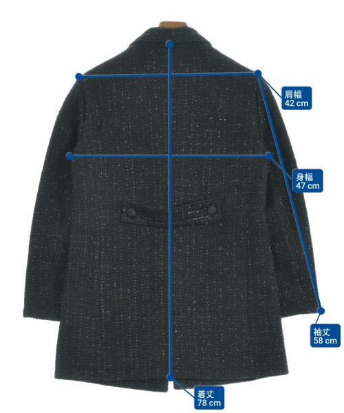 EMPORIO ARMANI（エンポリオアルマーニ）テーラードジャケット 黒 サイズ:42(M位) レディース/2200624578017