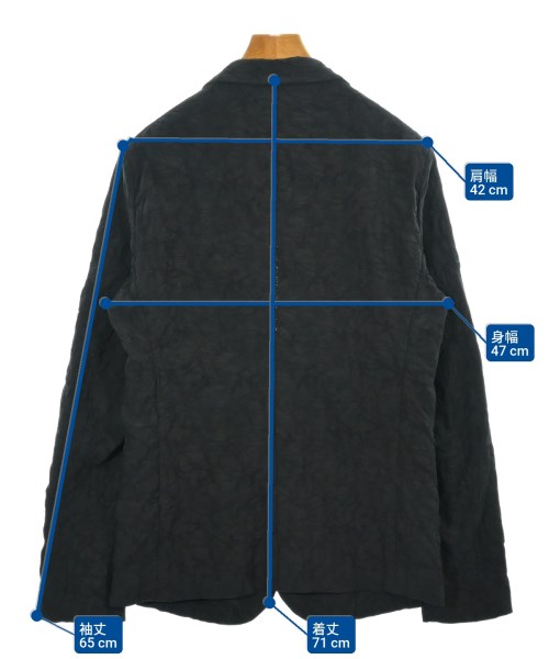 EMPORIO ARMANI（エンポリオアルマーニ）カジュアルジャケット 黒 サイズ:46(M位) メンズ/2200626821029