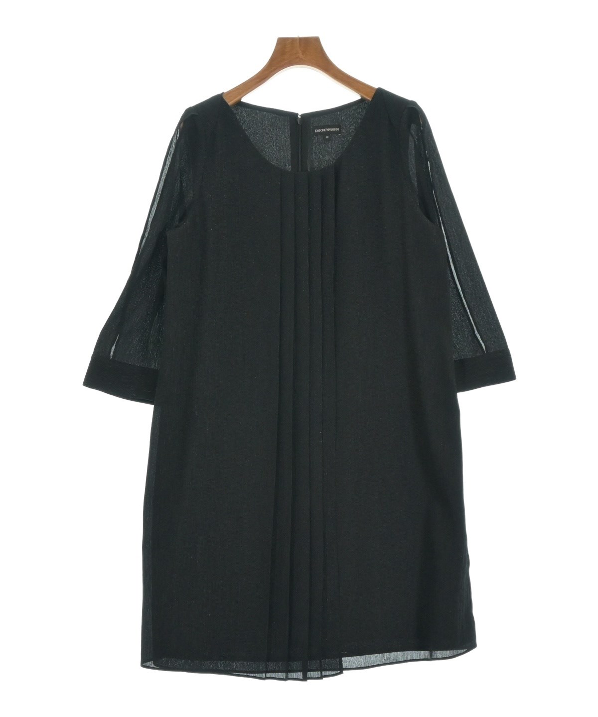 EMPORIO ARMANI（エンポリオアルマーニ）ワンピース 黒 サイズ:40(M位