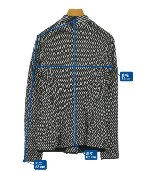 EMPORIO ARMANI（エンポリオアルマーニ）カジュアルジャケット 黒 サイズ:38(S位) レディース/2200628112019