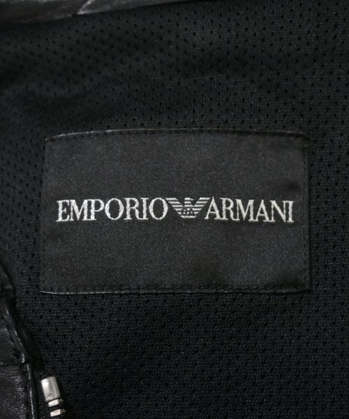 EMPORIO ARMANI（エンポリオアルマーニ）ライダース 黒 サイズ:46(M位) メンズ/2200628853042