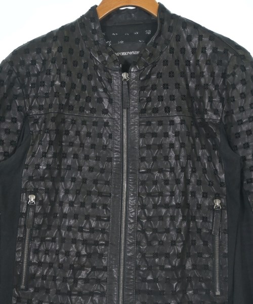 EMPORIO ARMANI（エンポリオアルマーニ）ライダース 黒 サイズ:46(M位) メンズ/2200628853042