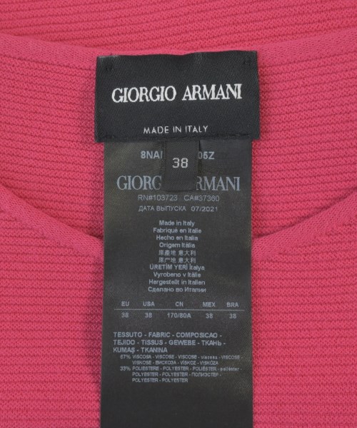 GIORGIO ARMANI（ジョルジオアルマーニ）ニット・セーター ピンク サイズ:38(S位) レディース/2200625754052