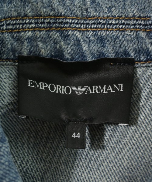 EMPORIO ARMANI（エンポリオアルマーニ）デニムジャケット 青 サイズ:44(L位) レディース/2200630198049