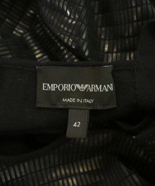 EMPORIO ARMANI（エンポリオアルマーニ）Tシャツ・カットソー 黒 サイズ:42(M位) レディース/2200630157039