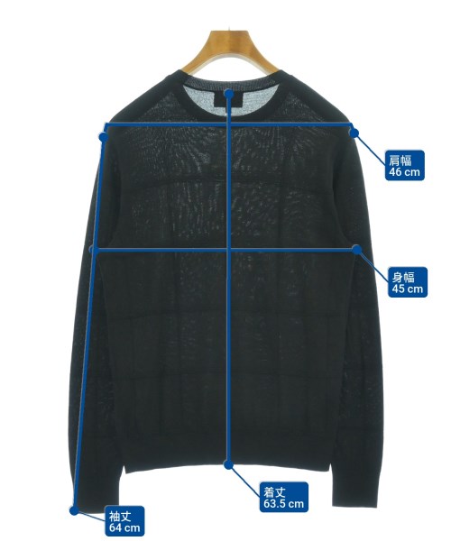 EMPORIO ARMANI（エンポリオアルマーニ）ニット・セーター 黒 サイズ:M メンズ/2200629028067